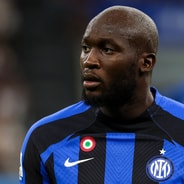 Romelu Lukaku playing for Inter, 2022-23