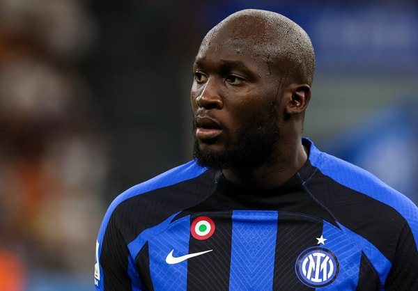 Romelu Lukaku playing for Inter, 2022-23