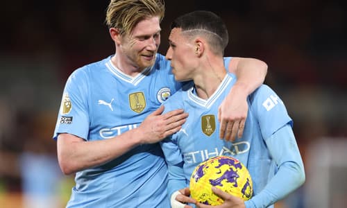 Phil Foden, Kevin de Bruyne, Man City