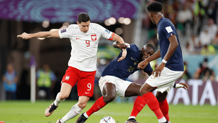 Robert Lewandowski kon het verschil niet maken voor Polen.