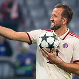 Bayern Munich striker Harry Kane after scoring four against Dinamo Zagreb in the Champions League