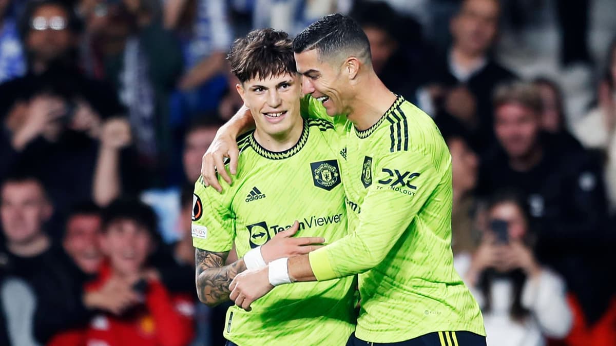 Alejandro Garnacho, Cristiano Ronaldo, Man Utd, 2022/23
