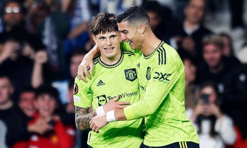 Alejandro Garnacho, Cristiano Ronaldo, Man Utd, 2022/23