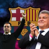 Xavi, Joan Laporta, Barcelona