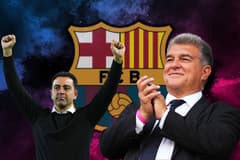 Xavi, Joan Laporta, Barcelona