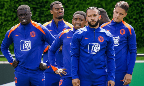 Brian Brobbey, Ryan Gravenberch, Steven Bergwijn, Memphis Depay, Joey Veerman, Oranje