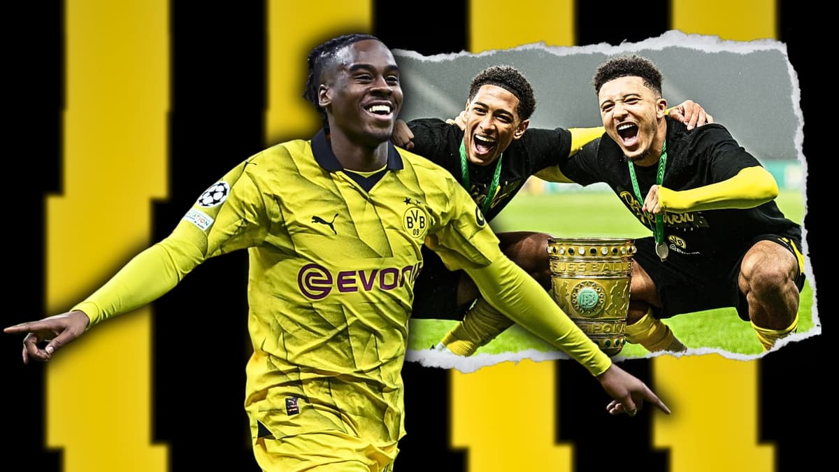 Jamie Bynoe-Gittens, Jadon Sancho, Jude Bellingham, Borussia Dortmund