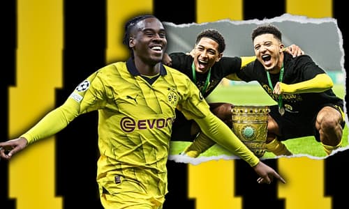 Jamie Bynoe-Gittens, Jadon Sancho, Jude Bellingham, Borussia Dortmund