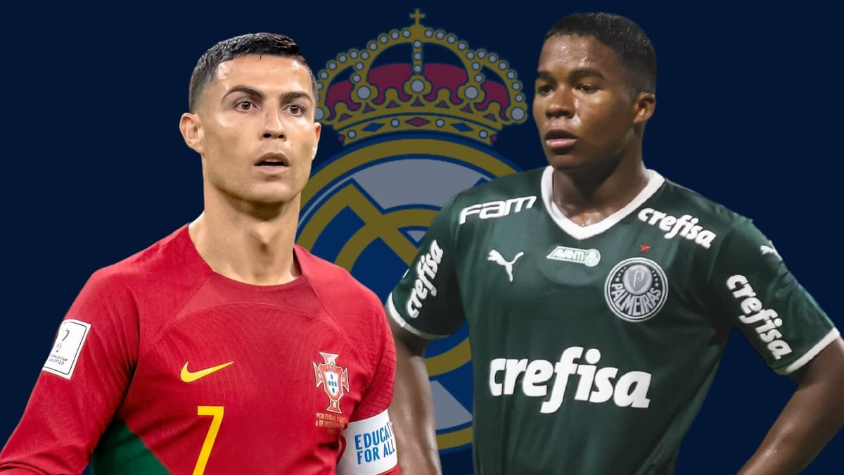 Ronaldo and Endrick, Real Madrid strikers past and future