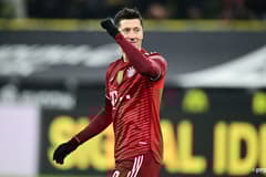 Bayern Munich striker Robert Lewandowski