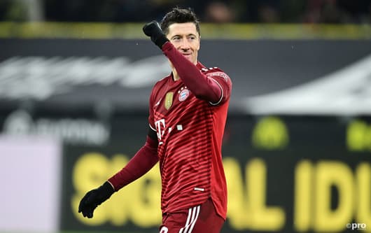 Bayern Munich striker Robert Lewandowski