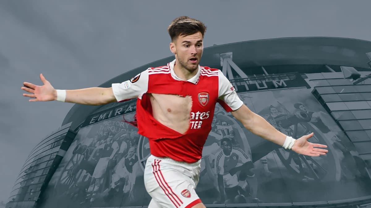 Kieran Tierney playing against FC Zurich for Arsenal in the Europa League