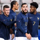 Rayan Cherki, Quentin Merlin, Elye Wahi, Kiliann Sildillia, France