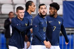 Rayan Cherki, Quentin Merlin, Elye Wahi, Kiliann Sildillia, France