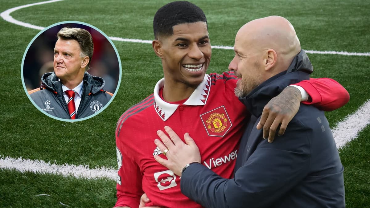 Marcus Rashford, Erik ten Hag, Louis van Gaal, Man Utd, 2022/23