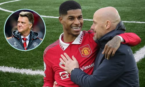 Marcus Rashford, Erik ten Hag, Louis van Gaal, Man Utd, 2022/23