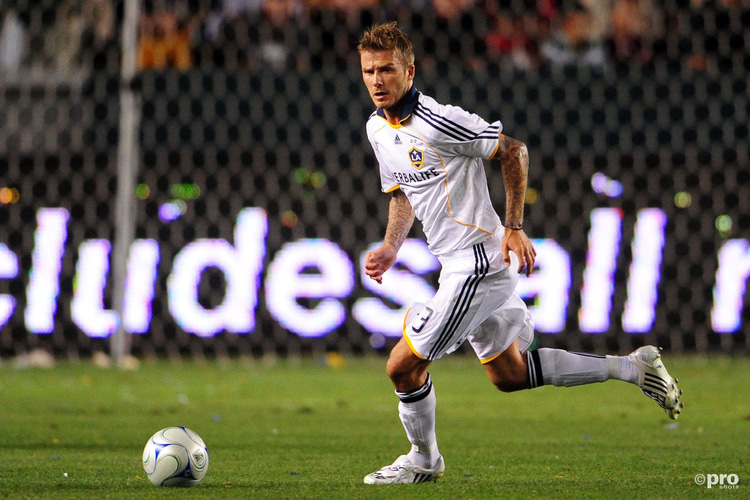 Beckham had a spell in the MLS