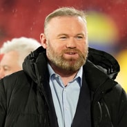 Wayne Rooney working as a pundit for the BBC, 2024