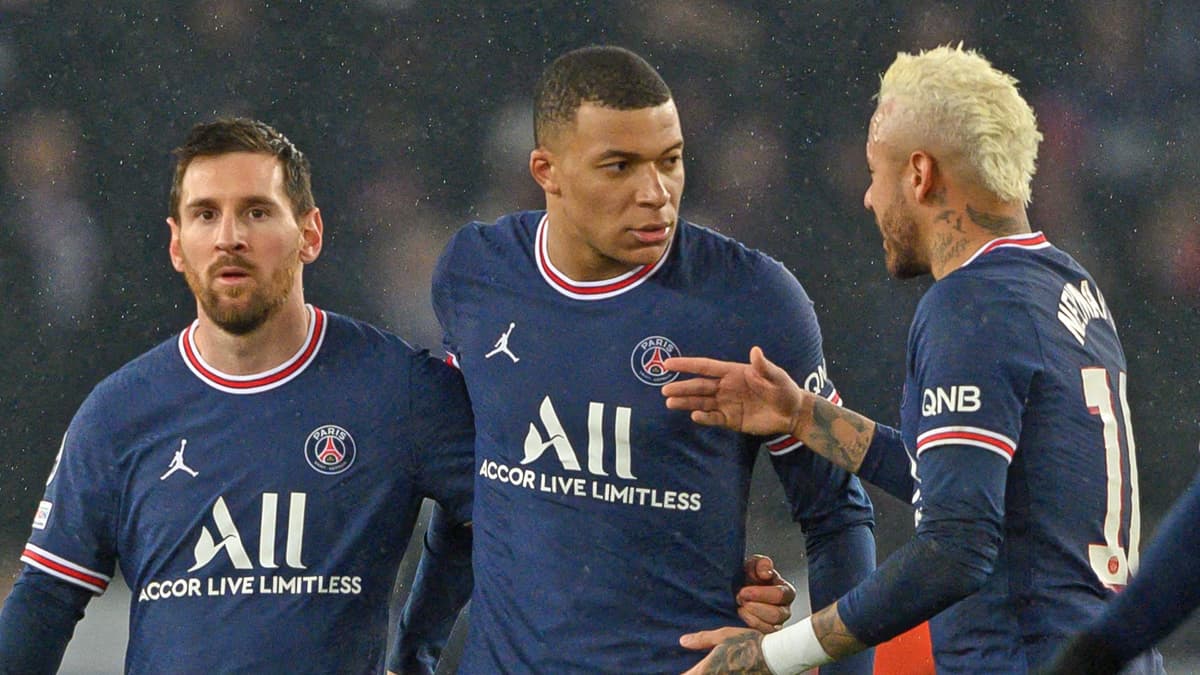 PSG's MNM front three: Lionel Messi, Kylian Mbappe and Neymar