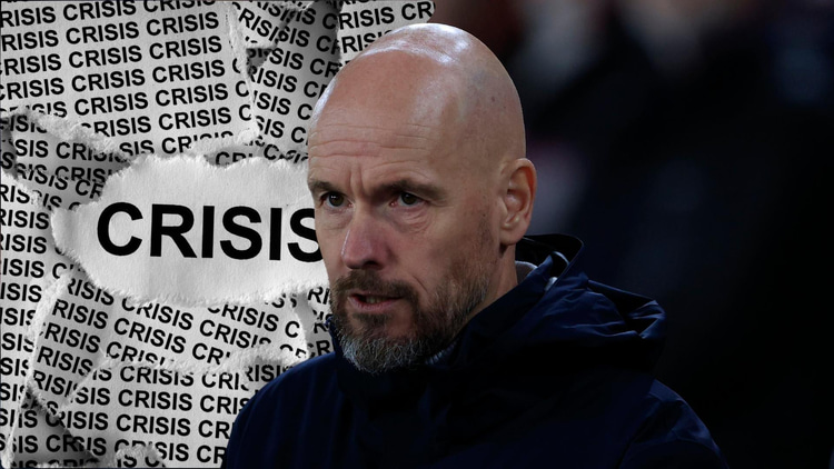 Ten Hag is increasingly under pressure