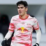 Hugo Novoa in action for Leipzig.