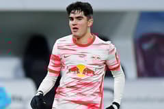 Hugo Novoa in action for Leipzig.