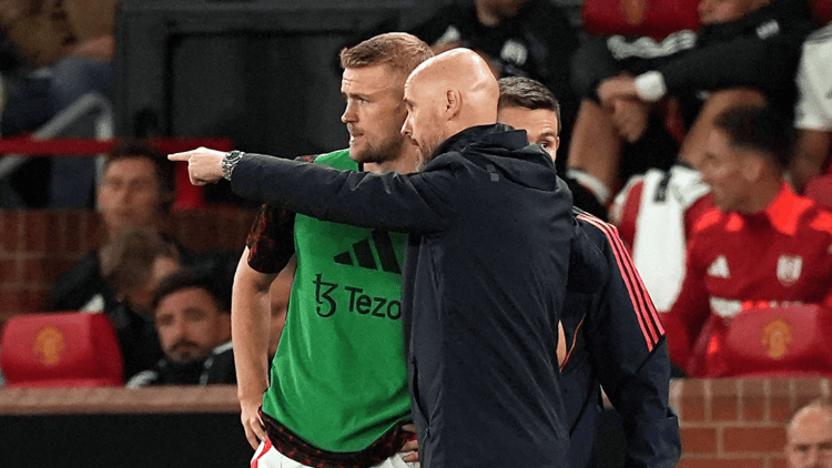 Matthijs de Ligt and Erik ten Hag