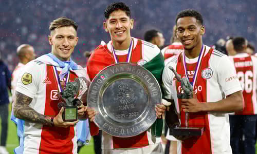 Lisandro Martinez and Jurrien Timber, Ajax