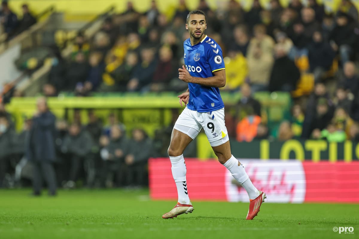 Everton striker Dominic Calvert-Lewin