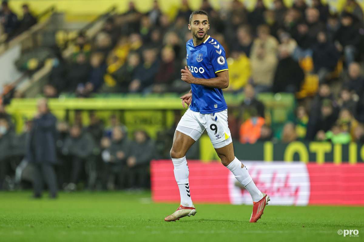 Everton striker Dominic Calvert-Lewin