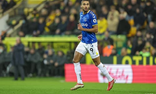 Everton striker Dominic Calvert-Lewin