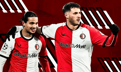 Anis Hadj Moussa, Santiago Giménez, Feyenoord