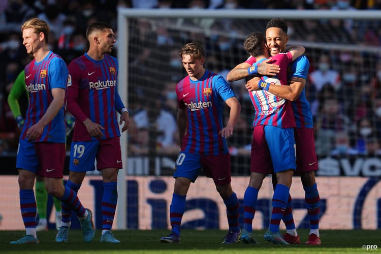 Aubameyang scored twice against Valencia