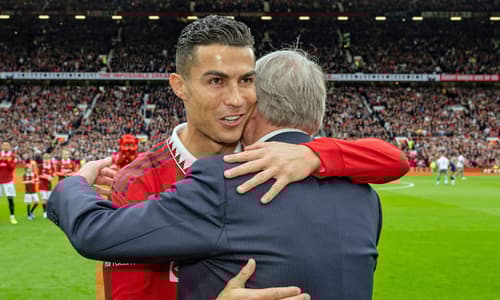 Cristiano Ronaldo and Sir Alex Ferguson