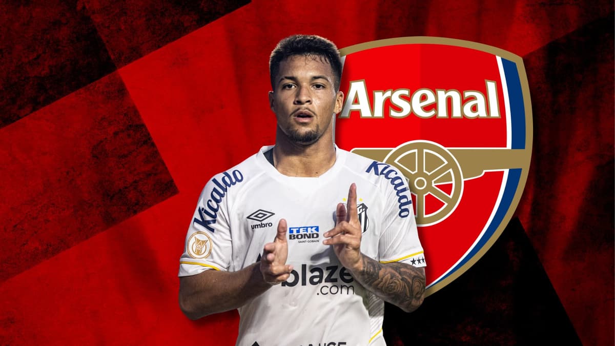 Santos striker Marcos Leonardo is linked with Arsenal
