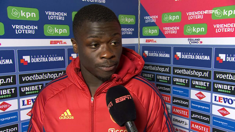 Brobbey reacted angrily in his interview with ESPN