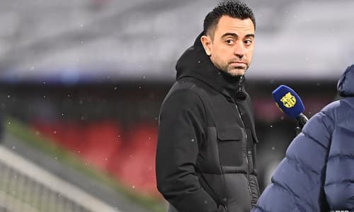 Xavi, Bayern v Barcelona, 2021-22