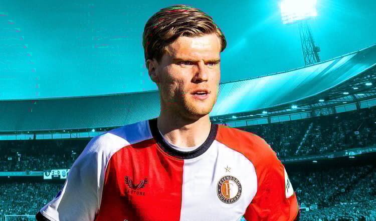 Bjorn Meijer moet de nieuwe linksback van Feyenoord worden.