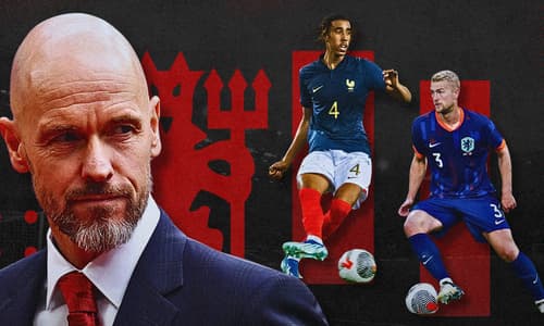 Erik ten Hag, Leny Yoro, Matthijs de Ligt, Man Utd