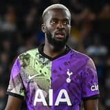 Tanguy Ndombele playing for Tottenham