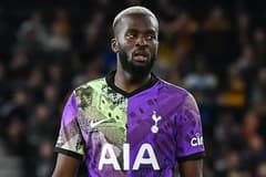 Tanguy Ndombele playing for Tottenham