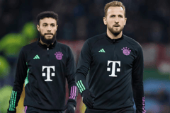 Noussair Mazraoui, Harry Kane, Bayern München