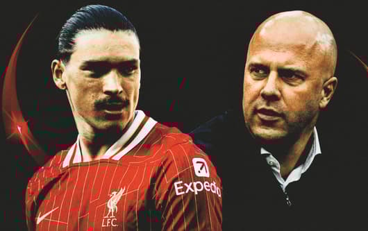 Darwin Nunez, Arne Slot, Liverpool, 2024/25