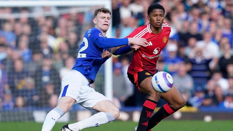 Chido Obi in action against Everton