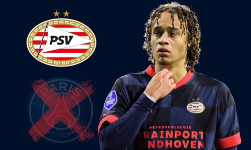 Xavi Simons, PSV, Paris Saint-Germain