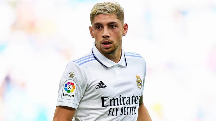 Fede Valverde is one of five Real Madrid players picked by Bellingham
