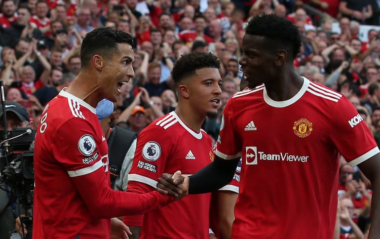 Cristiano Ronaldo and Paul Pogba