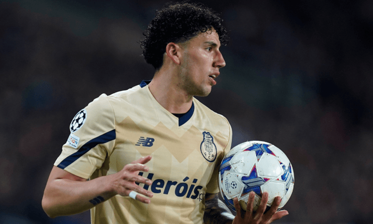 Jorge Sanchez in actie namens FC Porto in de Champions League.