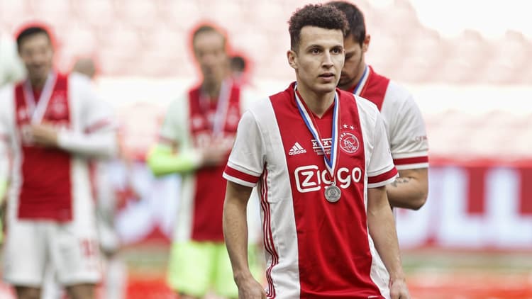 Oussama Idrissi speelde in het seizoen 2020/21 op huurbasis voor Ajax onder Erik ten Hag.
