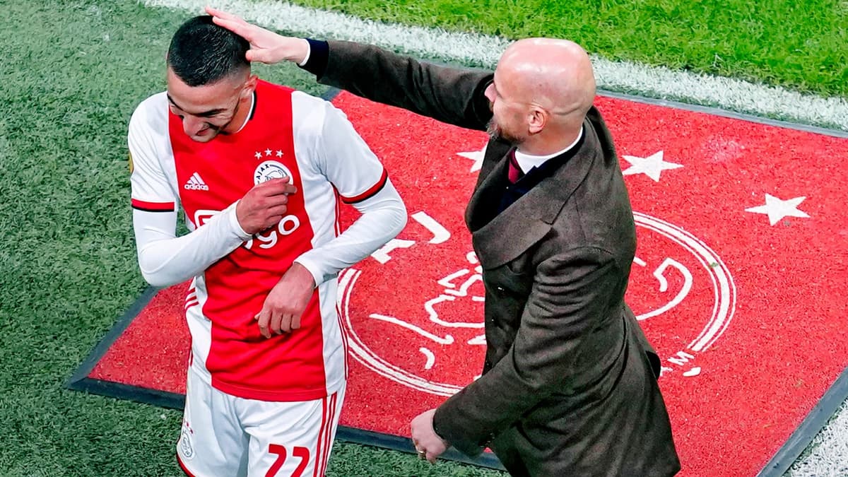 Hakim Ziyech, Erik Ten Hag, Ajax, 2018-19